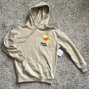 Winnie The Pooh Hoodie Graphics On Front And Back Size: XXS